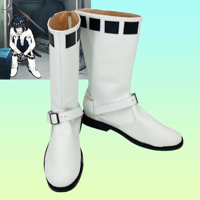 Cosplay Colorful Shoes Compatible with DRAMAtical Murder Serakaki Aoba Anime and Games Gift for Role Playing Enthusiasts Comic Exhibitions Parties Photography Costumes Graduation Season Dress Up
