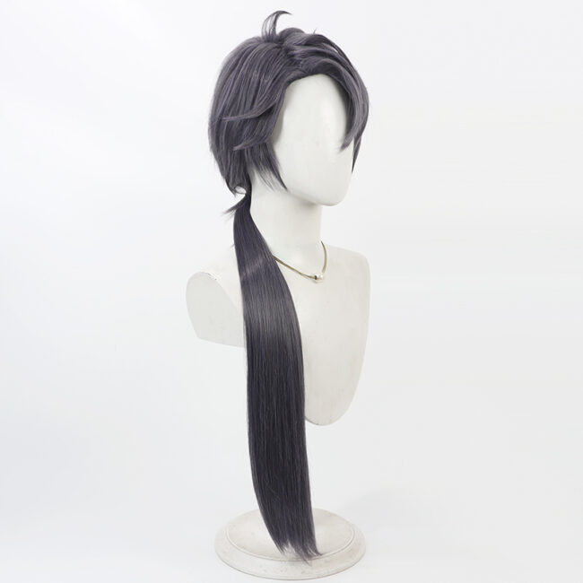 Cosplay Wig Compatible with Touken Ranbu Nikkou Ichimonnji Character Wig Halloween props Suitable for role-playing Heat Resistant Stylable Multiple Bright Colors Gift for Comic Exhibition Enthusiasts Holiday - Image 3