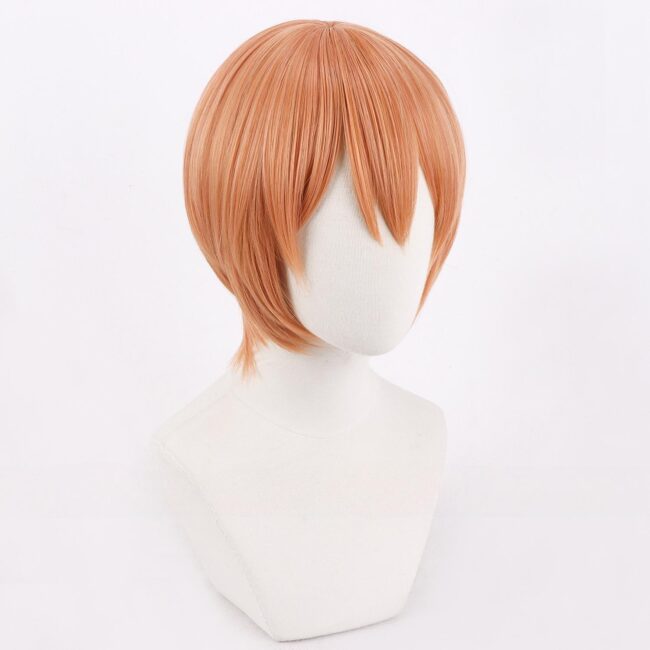 Cosplay Wig Compatible with LoveLive! Hoshizora Rin Character Wig Halloween props Suitable for role-playing Heat Resistant Stylable Multiple Bright Colors Gift for Comic Exhibition Enthusiasts Holiday - Image 2