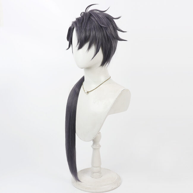 Cosplay Wig Compatible with Touken Ranbu Nikkou Ichimonnji Character Wig Halloween props Suitable for role-playing Heat Resistant Stylable Multiple Bright Colors Gift for Comic Exhibition Enthusiasts Holiday - Image 4