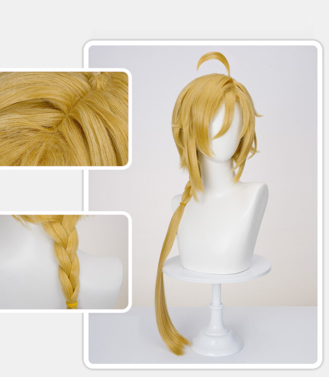 Cosplay Wig Compatible with Zenless Zone Zero Hugo Character Wig Halloween props Suitable for role-playing Heat Resistant Stylable Multiple Bright Colors Gift for Comic Exhibition Enthusiasts Holiday - Image 4