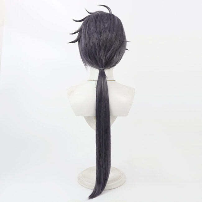 Cosplay Wig Compatible with Touken Ranbu Nikkou Ichimonnji Character Wig Halloween props Suitable for role-playing Heat Resistant Stylable Multiple Bright Colors Gift for Comic Exhibition Enthusiasts Holiday - Image 2