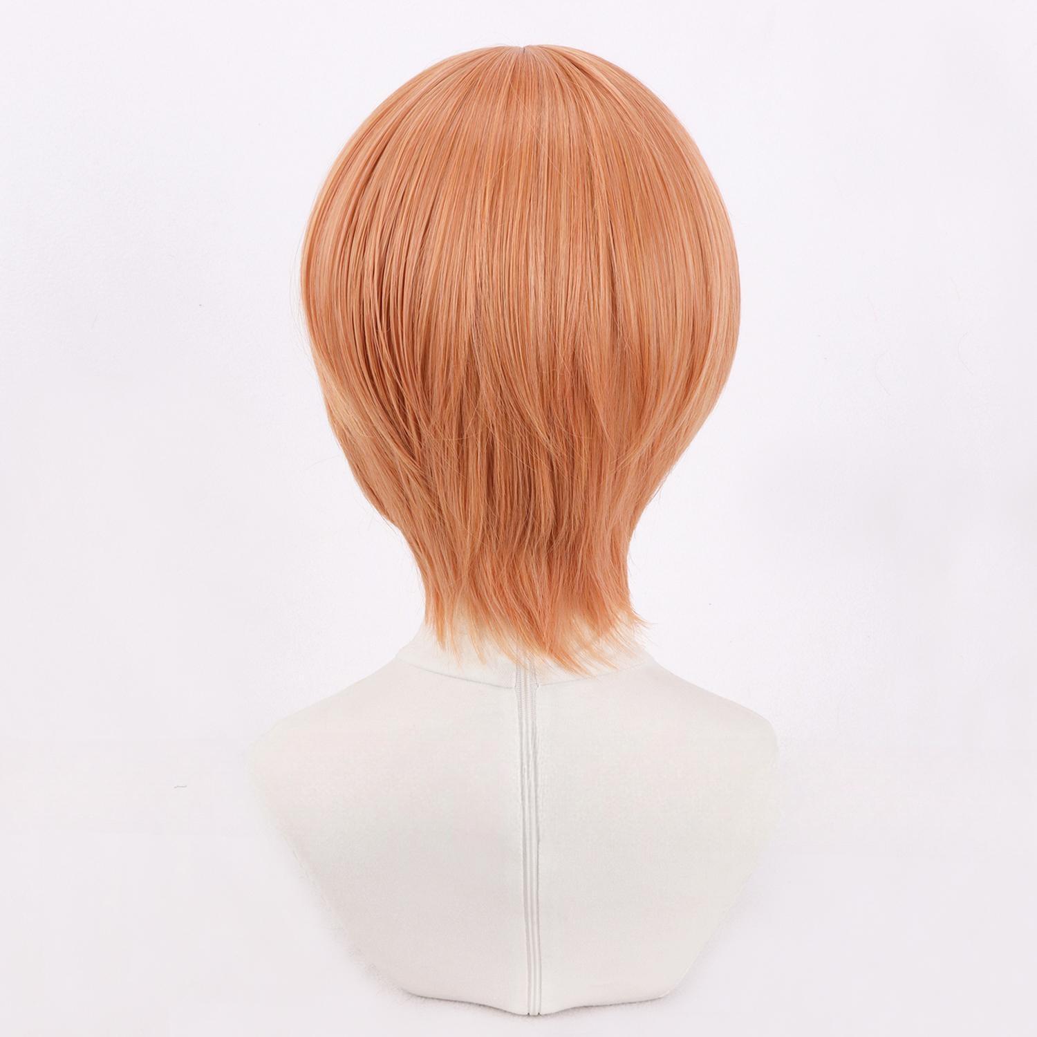 Cosplay Wig Compatible with LoveLive! Hoshizora Rin Character Wig Halloween props Suitable for role-playing Heat Resistant Stylable Multiple Bright Colors Gift for Comic Exhibition Enthusiasts Holiday - Image 3