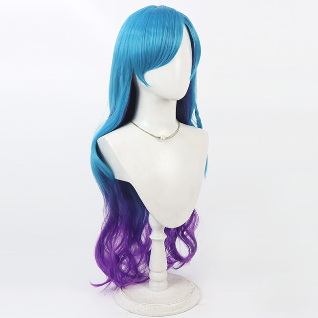 Cosplay Wig Compatible with Aikatsu Kazesawa Sora Character Wig Halloween props Suitable for role-playing Heat Resistant Stylable Multiple Bright Colors Gift for Comic Exhibition Enthusiasts Holiday - Image 3