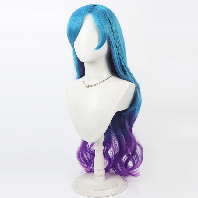 Cosplay Wig Compatible with Aikatsu Kazesawa Sora Character Wig Halloween props Suitable for role-playing Heat Resistant Stylable Multiple Bright Colors Gift for Comic Exhibition Enthusiasts Holiday - Image 4