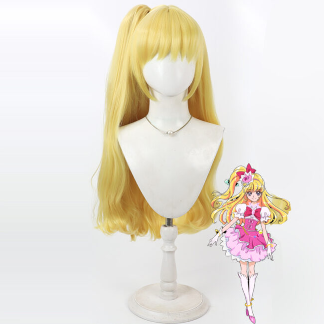 Cosplay Wig Compatible with 魔法つかいプリキュア！Asahina Mirai Character Wig Halloween props Suitable for role-playing Heat Resistant Stylable Multiple Bright Colors Gift for Comic Exhibition Enthusiasts Holiday