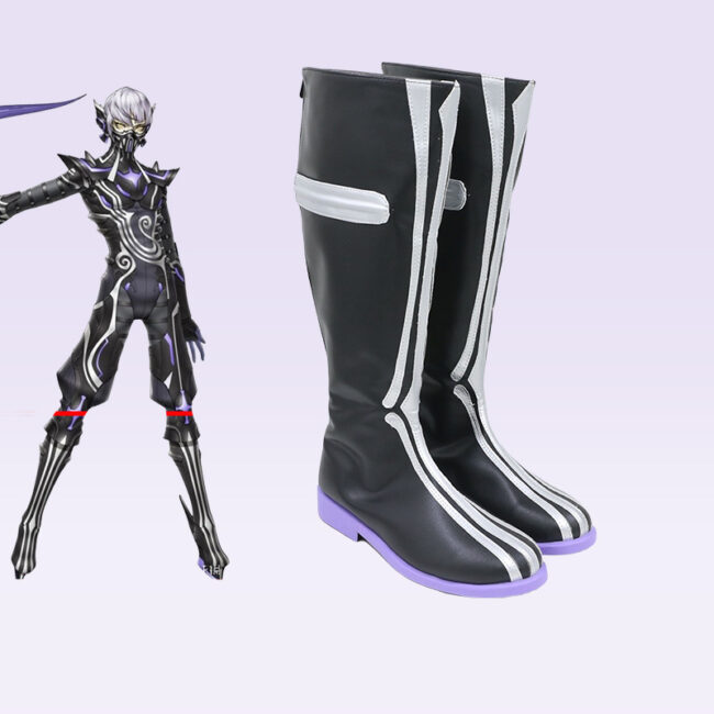 Cosplay Colorful Shoes Compatible with Shin Megami Tensei Vengeance Anime and Games Gift for Role Playing Enthusiasts Comic Exhibitions Parties Photography Costumes Graduation Season Dress Up