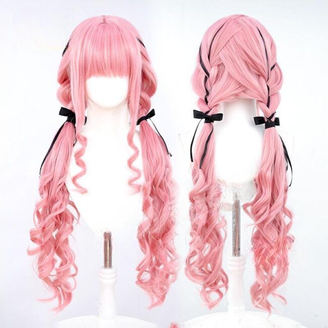 Cosplay Wig Compatible with Infinity Nikki Nikki Character Wig Halloween props Suitable for role-playing Heat Resistant Stylable Multiple Bright Colors Gift for Comic Exhibition Enthusiasts Holiday