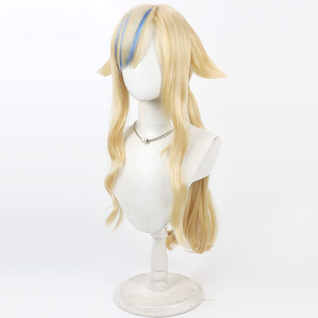 Cosplay Wig Compatible with VTuber Suzuki Hina Character Wig Halloween props Suitable for role-playing Heat Resistant Stylable Multiple Bright Colors Gift for Comic Exhibition Enthusiasts Holiday - Image 4