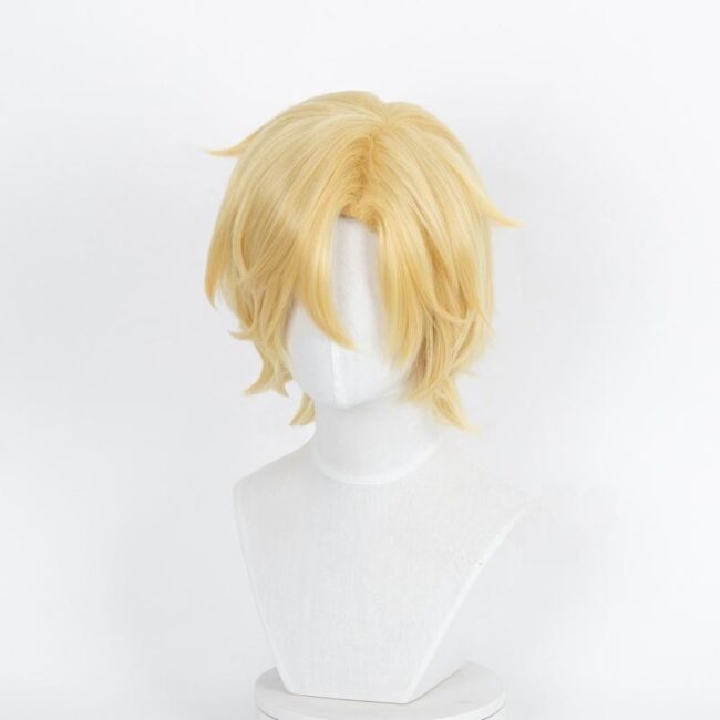 Cosplay Wig Compatible with BANANA FISH Ash Lynx Character Wig Halloween props Suitable for role-playing Heat Resistant Stylable Multiple Bright Colors Gift for Comic Exhibition Enthusiasts Holiday - Image 4