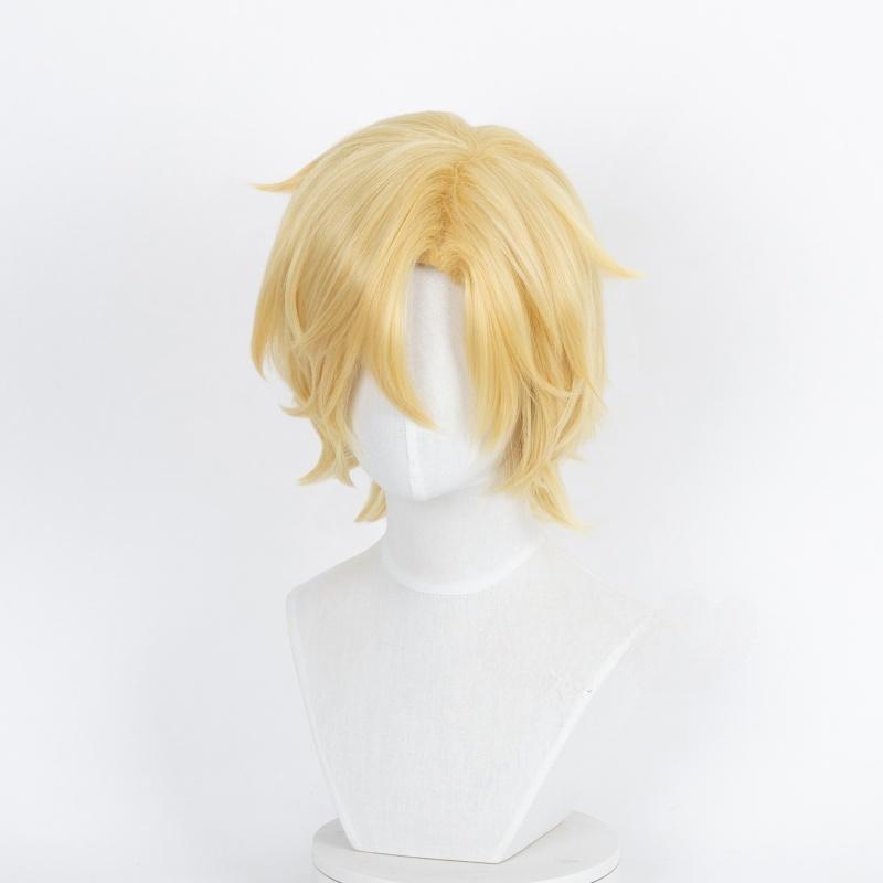 Cosplay Wig Compatible with BANANA FISH Ash Lynx Character Wig Halloween props Suitable for role-playing Heat Resistant Stylable Multiple Bright Colors Gift for Comic Exhibition Enthusiasts Holiday - Image 4