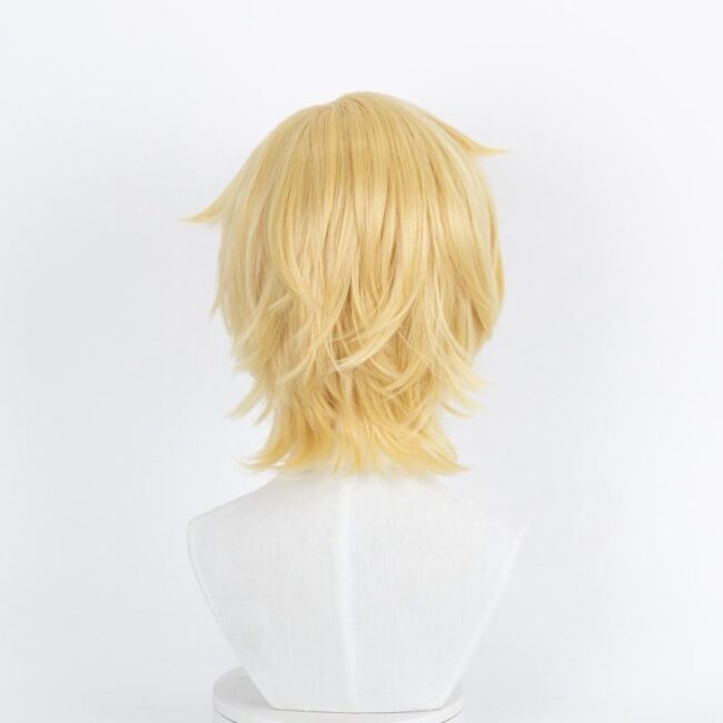 Cosplay Wig Compatible with BANANA FISH Ash Lynx Character Wig Halloween props Suitable for role-playing Heat Resistant Stylable Multiple Bright Colors Gift for Comic Exhibition Enthusiasts Holiday - Image 2