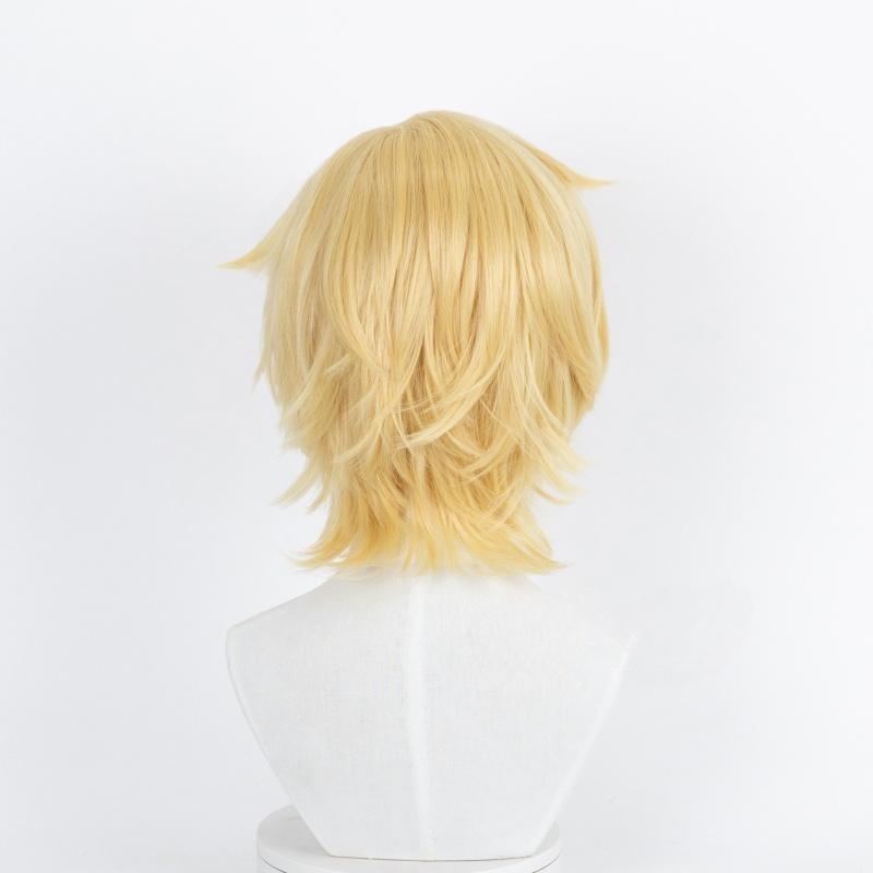 Cosplay Wig Compatible with BANANA FISH Ash Lynx Character Wig Halloween props Suitable for role-playing Heat Resistant Stylable Multiple Bright Colors Gift for Comic Exhibition Enthusiasts Holiday - Image 2