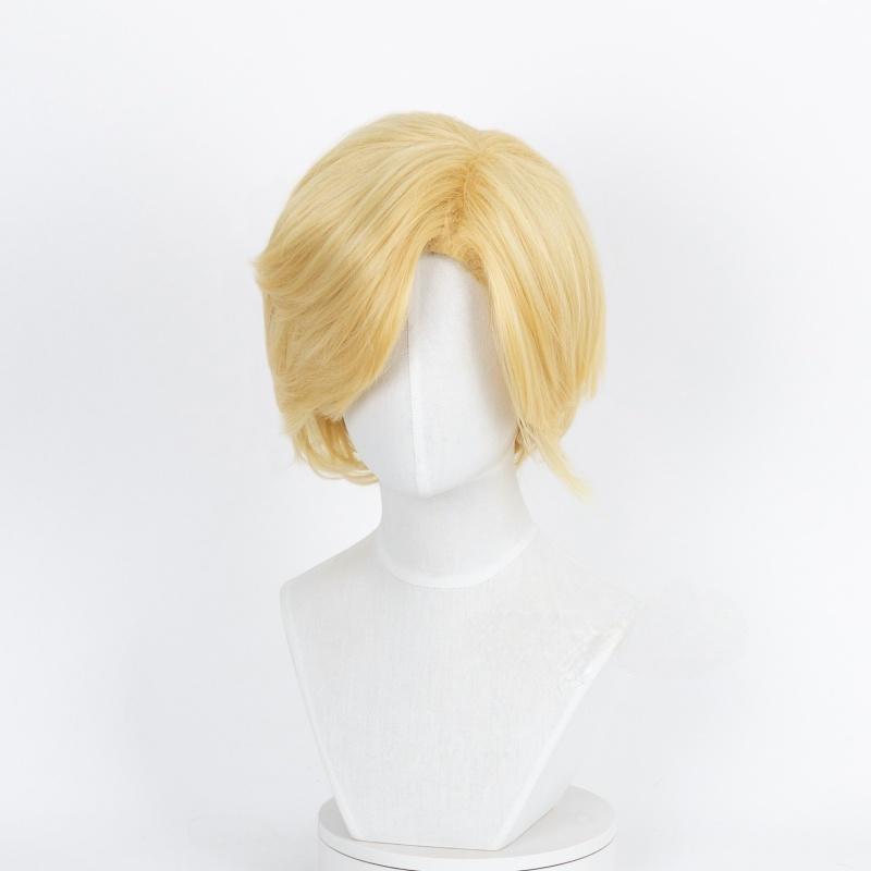 Cosplay Wig Compatible with BANANA FISH Ash Lynx Character Wig Halloween props Suitable for role-playing Heat Resistant Stylable Multiple Bright Colors Gift for Comic Exhibition Enthusiasts Holiday - Image 3