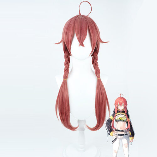 Cosplay Wig Compatible with VTuber Character Wig Halloween props Suitable for role-playing Heat Resistant Stylable Multiple Bright Colors Gift for Comic Exhibition Enthusiasts Holiday