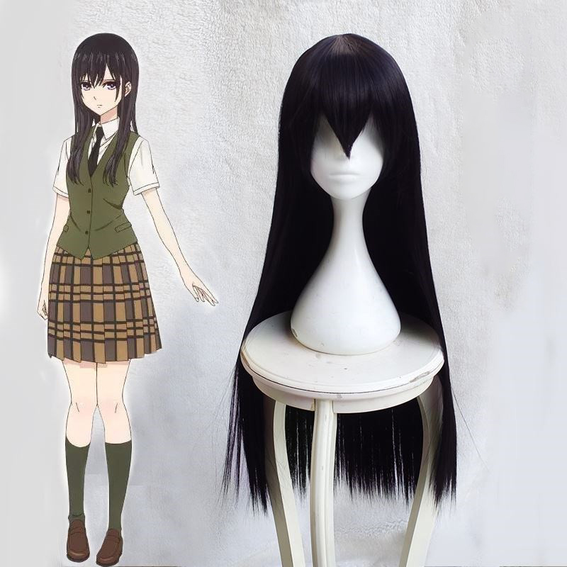 Cosplay Wig Compatible with citrus Aihara Mei Character Wig Halloween props Suitable for role-playing Heat Resistant Stylable Multiple Bright Colors Gift for Comic Exhibition Enthusiasts Holiday