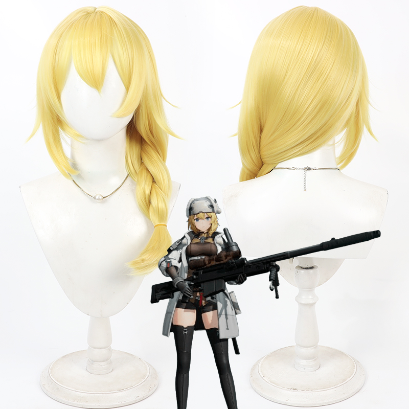 Cosplay Wig Compatible with Girls' Frontline Mosin-nagant Character Wig Halloween props Suitable for role-playing Heat Resistant Stylable Multiple Bright Colors Gift for Comic Exhibition Enthusiasts Holiday
