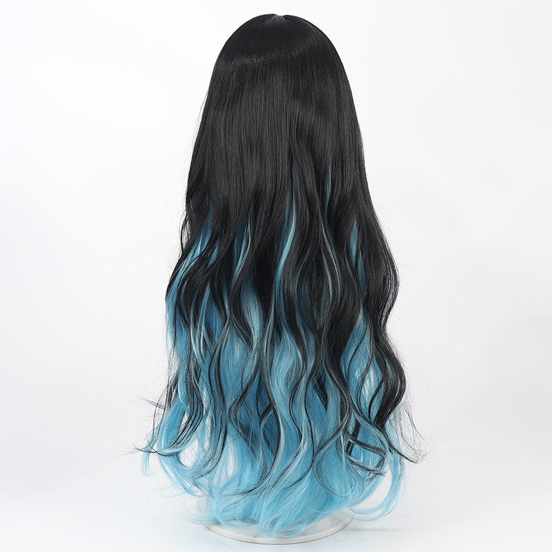 Cosplay Wig Compatible with Fate Grand Order FGO Tlaloc Character Wig Halloween props Suitable for role-playing Heat Resistant Stylable Multiple Bright Colors Gift for Comic Exhibition Enthusiasts Holiday - Image 2