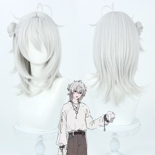 Cosplay Wig Compatible with Vtuber Kuzuha Character Wig Halloween props Suitable for role-playing Heat Resistant Stylable Multiple Bright Colors Gift for Comic Exhibition Enthusiasts Holiday