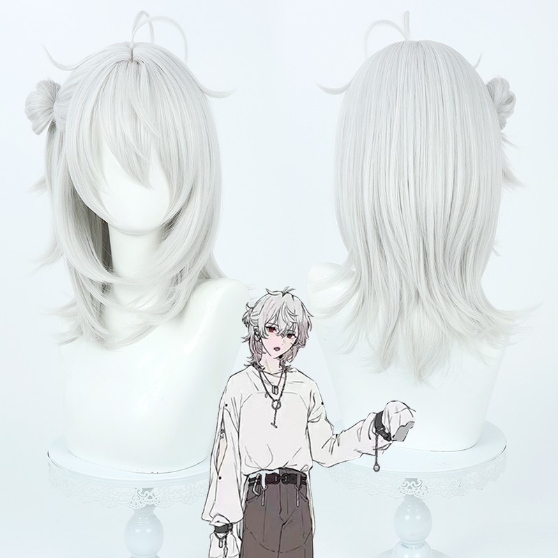 Cosplay Wig Compatible with Vtuber Kuzuha Character Wig Halloween props Suitable for role-playing Heat Resistant Stylable Multiple Bright Colors Gift for Comic Exhibition Enthusiasts Holiday