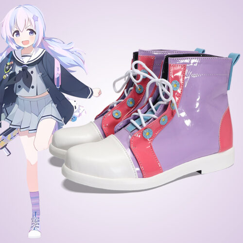 Cosplay Colorful Shoes Compatible with Blue Archive Project MX Uzawa Reisa Anime and Games Gift for Role Playing Enthusiasts Comic Exhibitions Parties Photography Costumes Graduation Season Dress Up