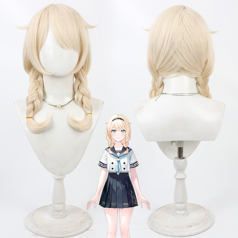 Cosplay Wig Compatible with hololive Kazama Iroha Character Wig Halloween props Suitable for role-playing Heat Resistant Stylable Multiple Bright Colors Gift for Comic Exhibition Enthusiasts Holiday