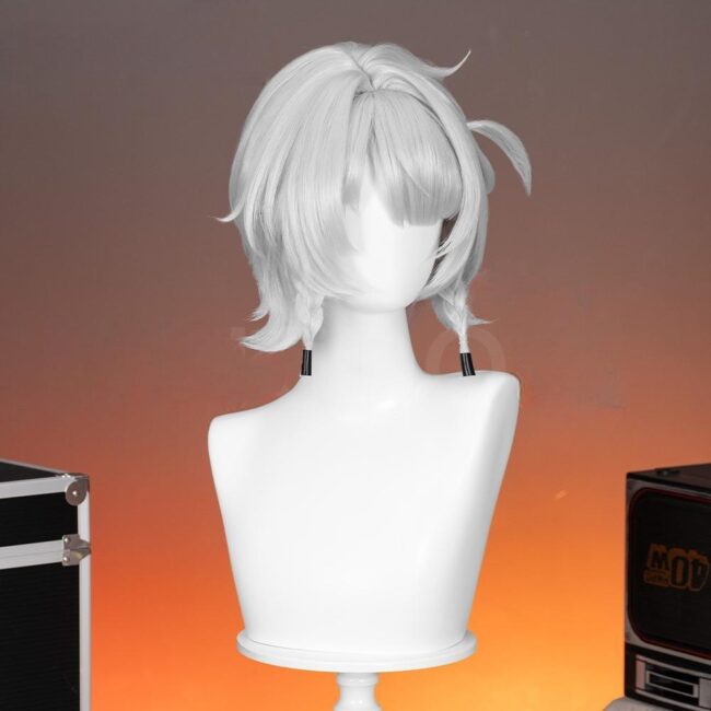 Cosplay Wig Compatible with Zenless Zone Zero Soldier 0-Anby Character Wig Halloween props Suitable for role-playing Heat Resistant Stylable Multiple Bright Colors Gift for Comic Exhibition Enthusiasts Holiday - Image 2
